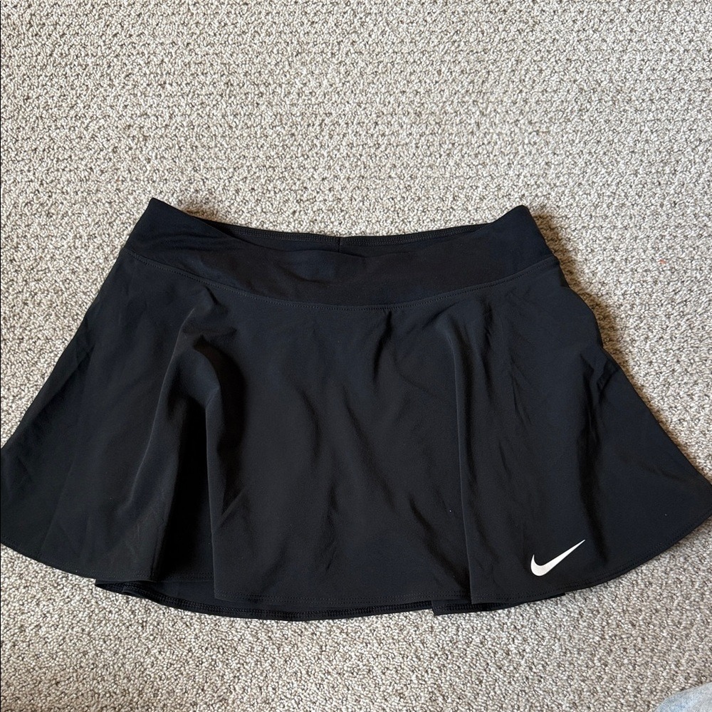 Nike Skirt Womens Medium Black Dri-Fit Athletic Tennis Skort